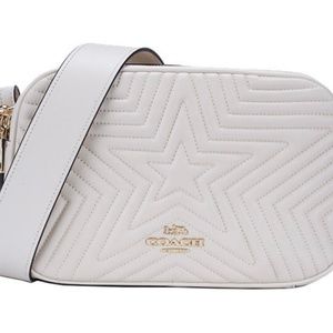 Coach White Star Leather Purse